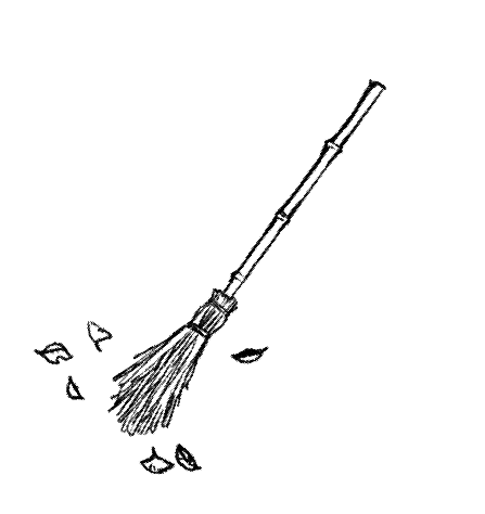 ほうきのイラスト